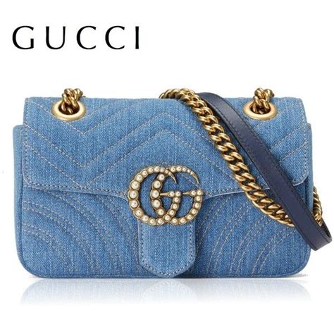 handbag marmont gucci|Gucci denim marmont bag.